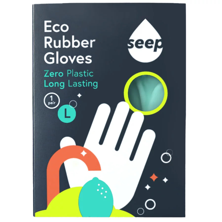 Seep Rubber Gloves Large 1 X PAIR