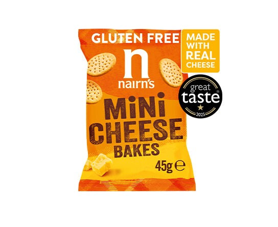 Nairns Gluten Free Mini Cheese Bakes 45g