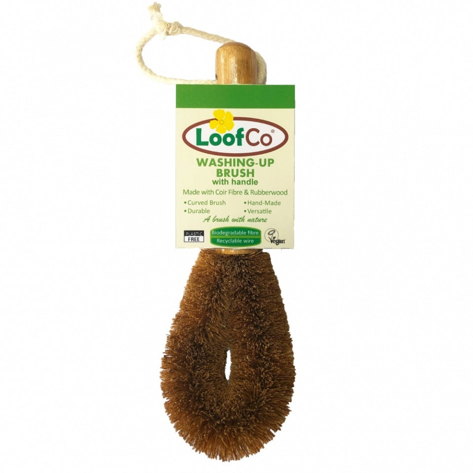 Washing Up Brush W/Handle Loofco SINGLE