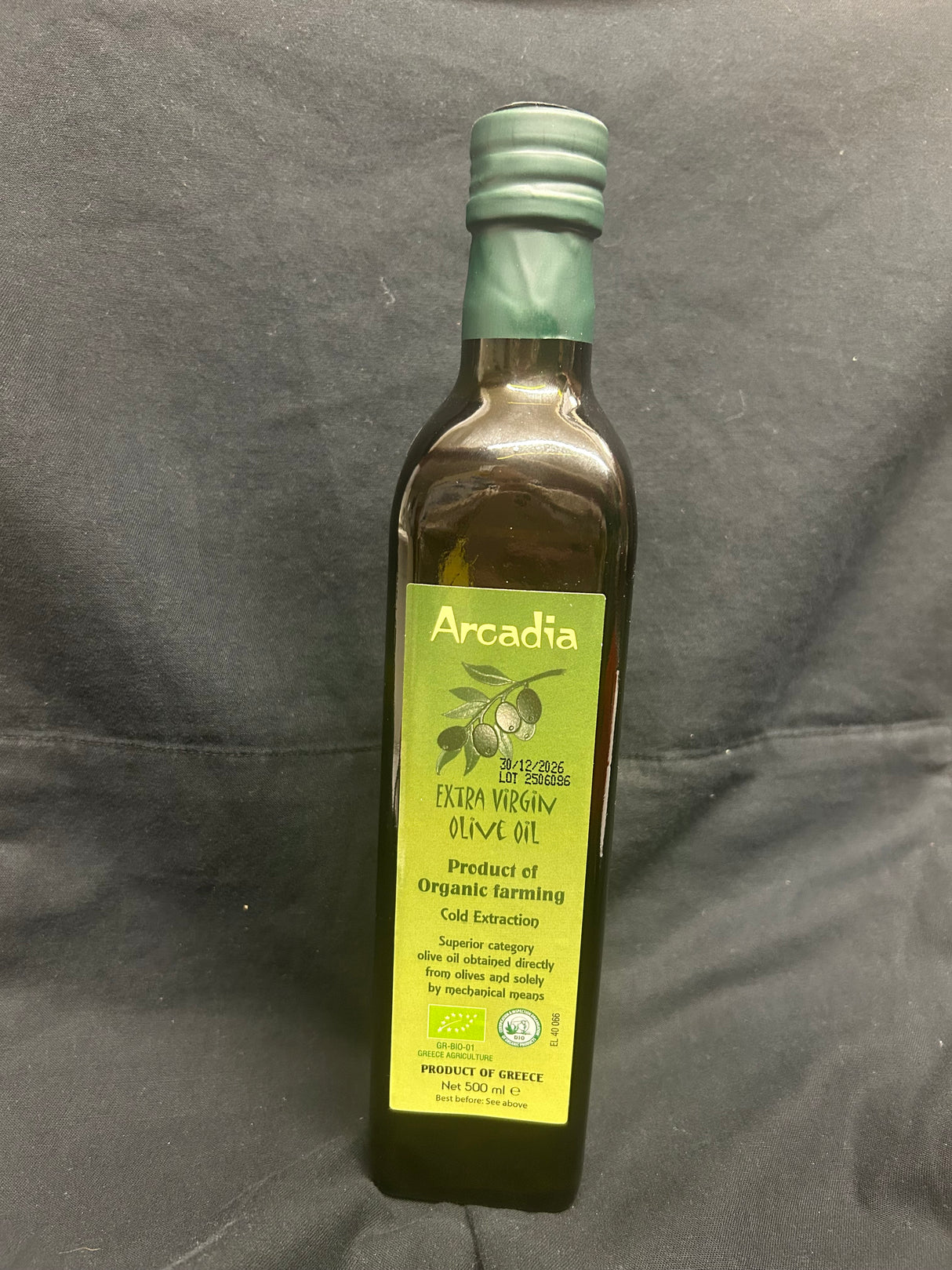 Arcadia Greek org Extra virgin Olive Oil 500ml