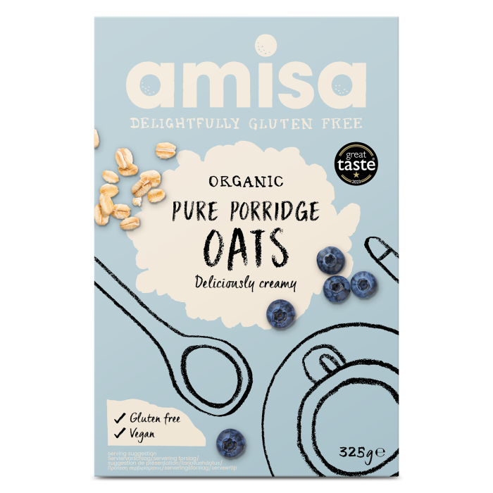 Amisa Org Gluten Free Oats 325g