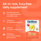 Optibac Kids Gummies Strawberry Flavour 30s