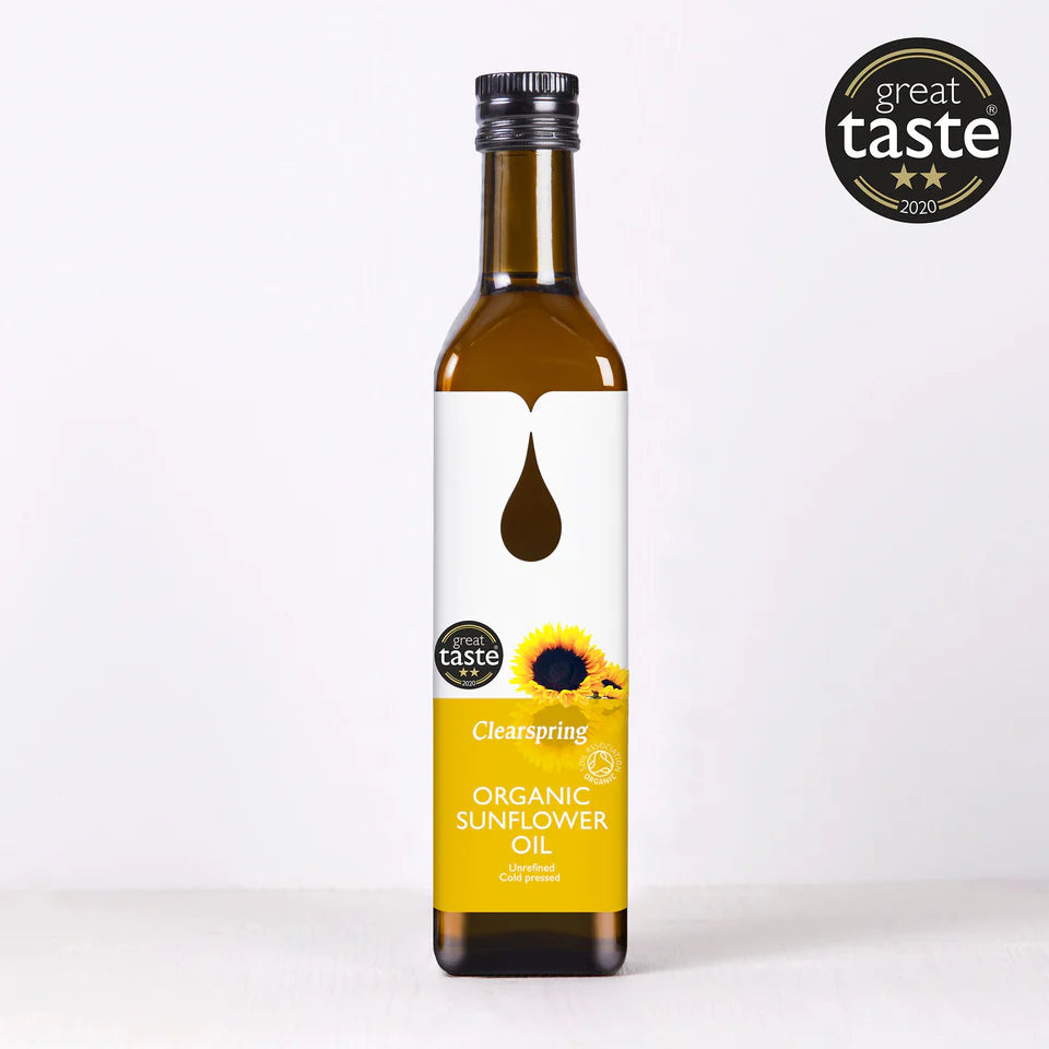 Clearspring Org Sunflower Oil 500ml
