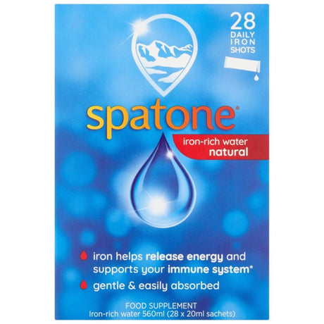 Spatone Original natural iron-rich water – 28 daily sachets
