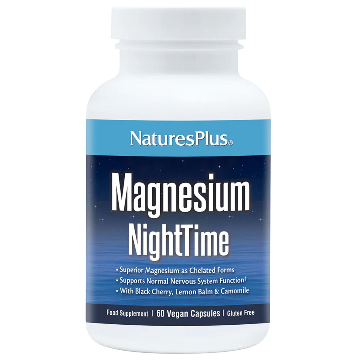 Natures Plus Magnesium Nighttime 60s